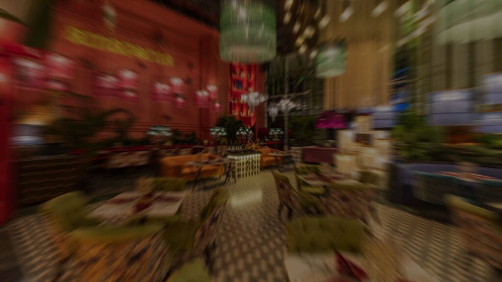 Guests dining at Amazonia Restaurant in BKC Mumbai